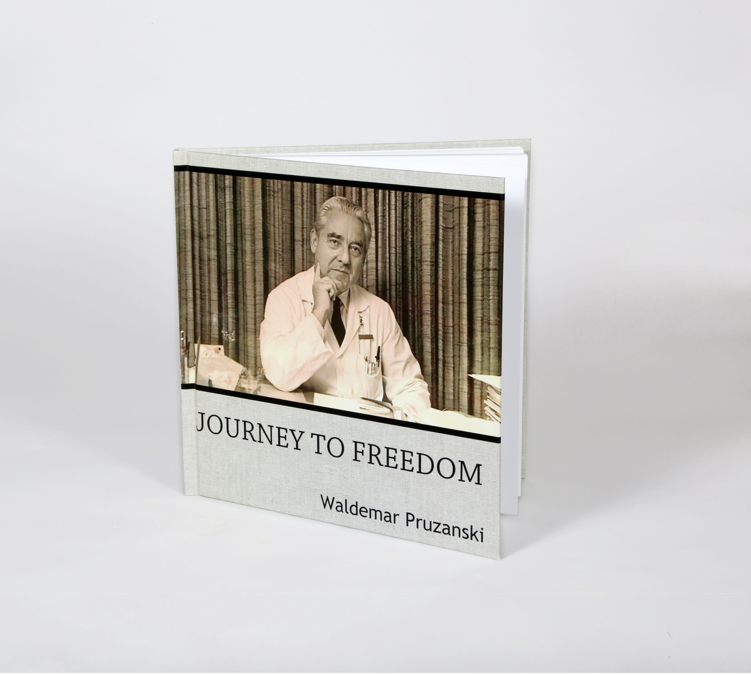Coffee table legacy book entitled Journey to Freedom
